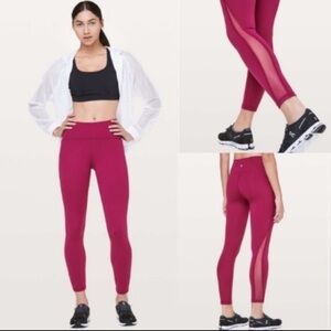 Lululemon Train Times 7/8 In Star Ruby